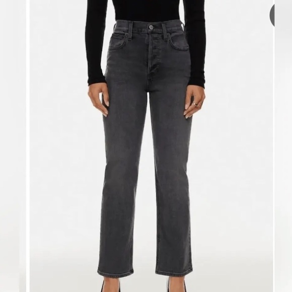 Aritzia Denim Forum Arlo High Rise Straight Leg Jeans Size 24 - Picture 1 of 16